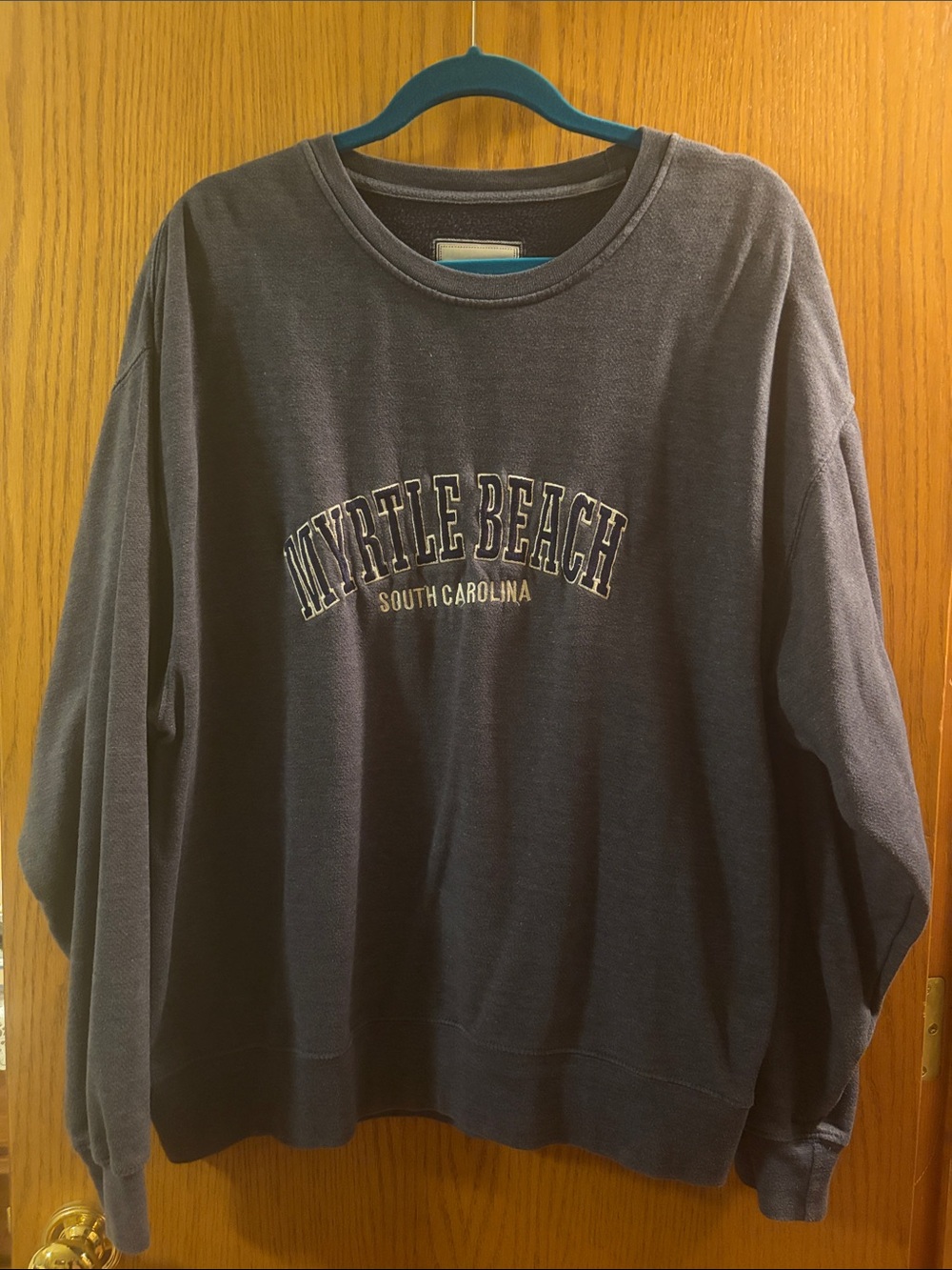 Myrtle Beach South Carolina Navy Crewneck Sweatshirt - Women's